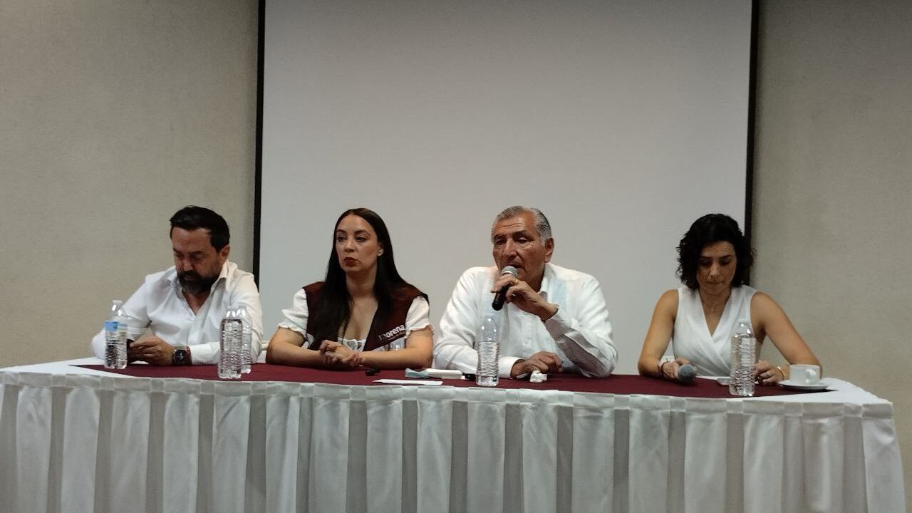 Adán Augusto dice que Morena es una opción de cambio para Querétaro. (Cortesía)