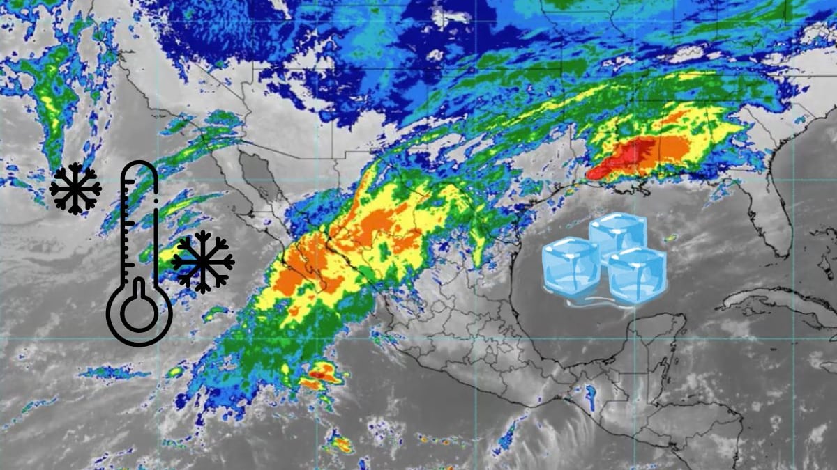 Frente frío 18 congelará a México con temperaturas bajo cero y lluvias intensas