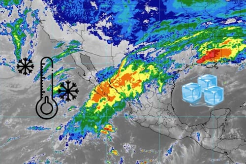 Frente frío 18 congelará a México con temperaturas bajo cero y lluvias intensas