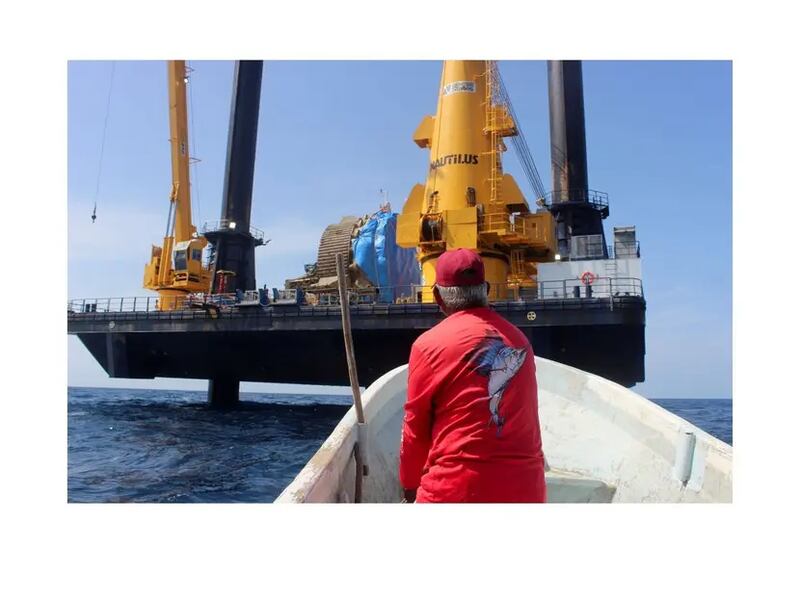 Plataforma en el Golfo de México