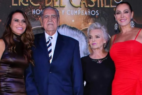 Eric del Castillo festejó sus 90 años y estos fueron los famosos que lo acompañaron