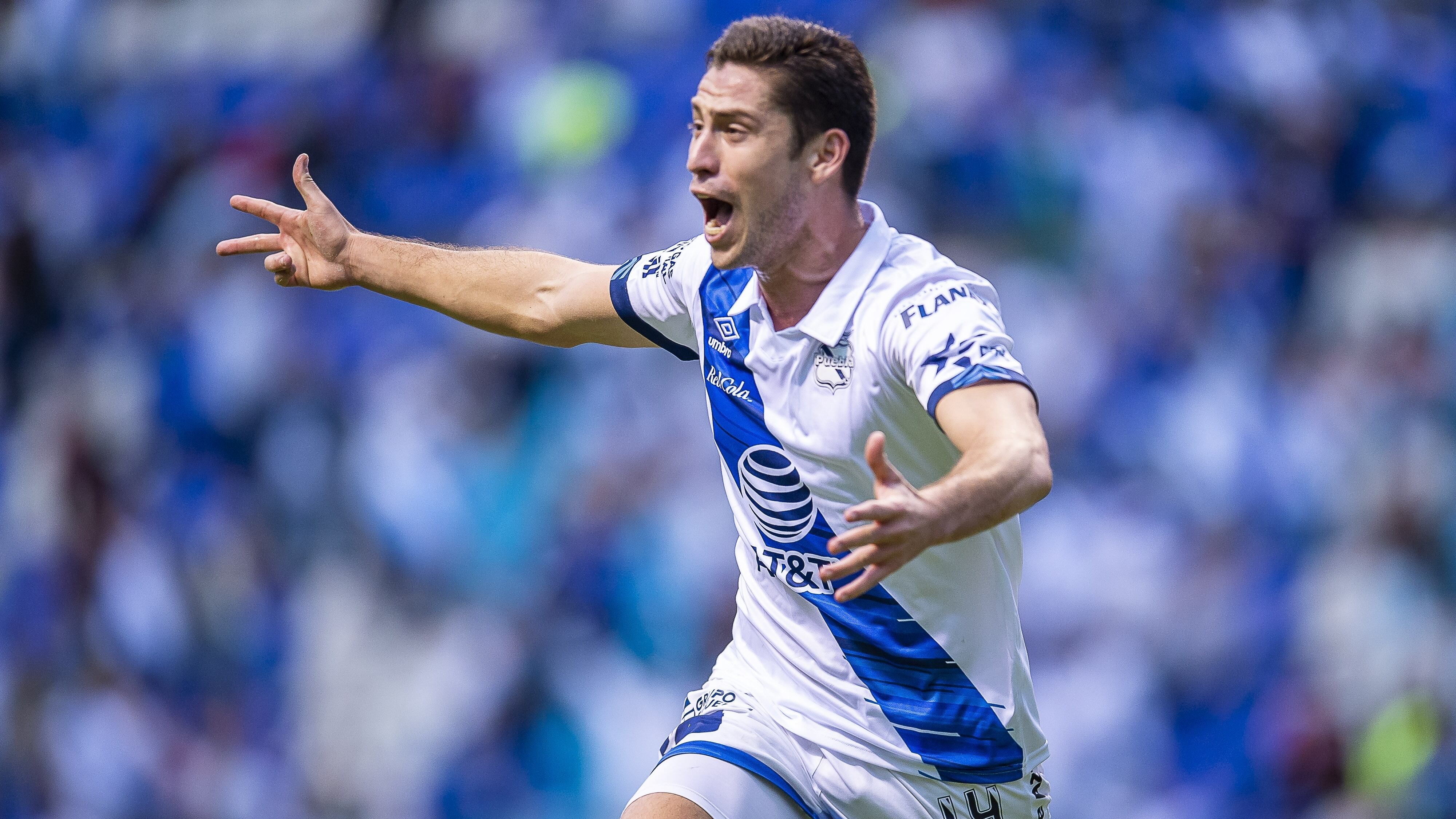 Santiago Ormeño marcó 18 goles en su primera etapa con Puebla.