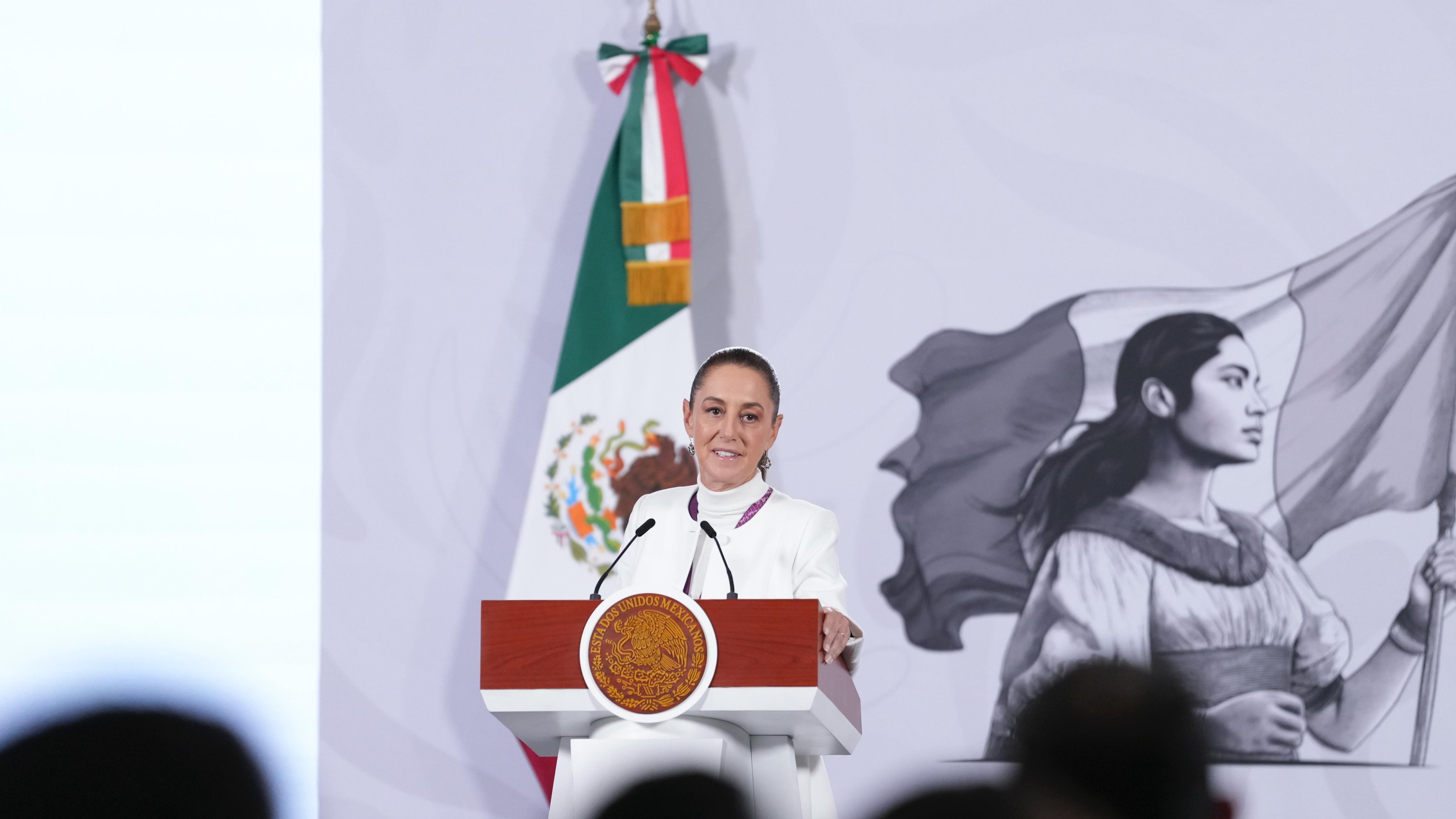 La presidenta explicó que se trabajó con todos los gobernadores y se buscó un esquema de afectación mínima a agricultores de todo el país.