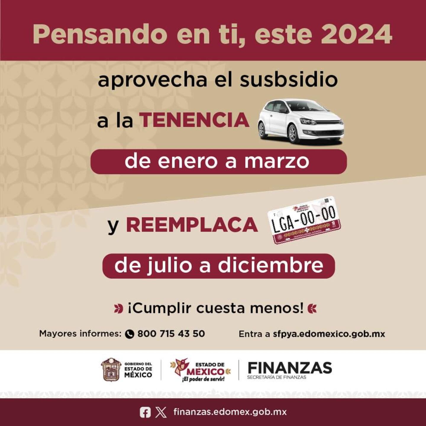 Reemplacamiento en Edomex 2024 fechas, costos y descuentos Publimetro México