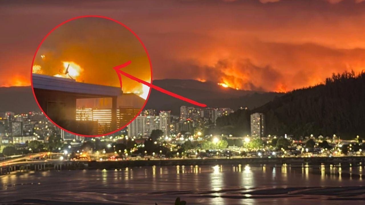 Incendio Forestal en Chile