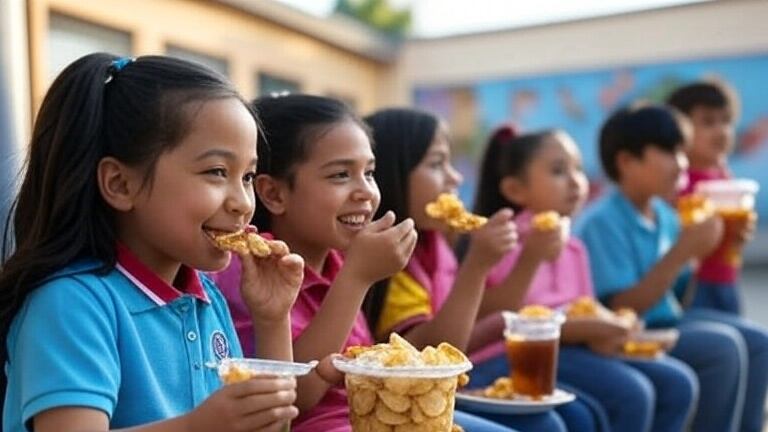 Hasta 40 mil pesos diarios, por cada mil alumnos de primaria y secundaria, genera el mercado negro de comida chatarra en las escuelas, reveló la Anpec.