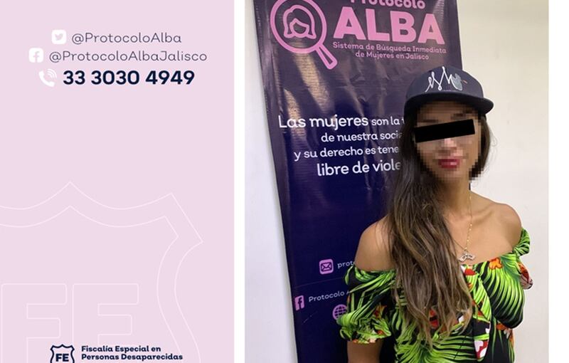 Se informó que la ausencia de Mónica fue voluntaria.