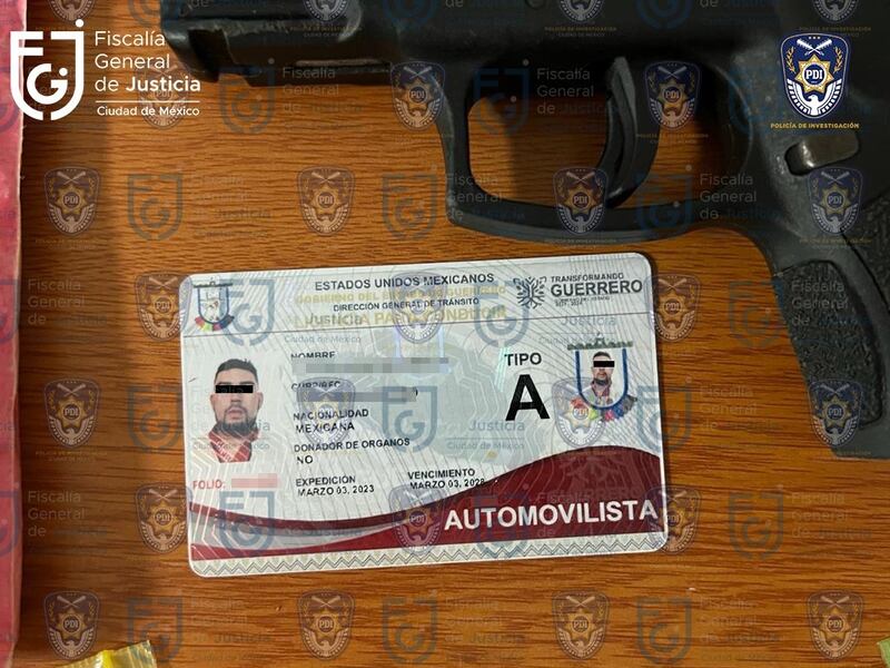 Licencia de conducir de Chucho Macero.