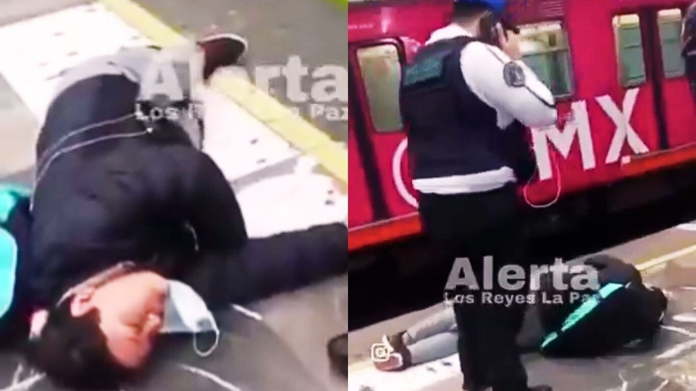 Mujer se desmaya en andenes del Metro CDMX