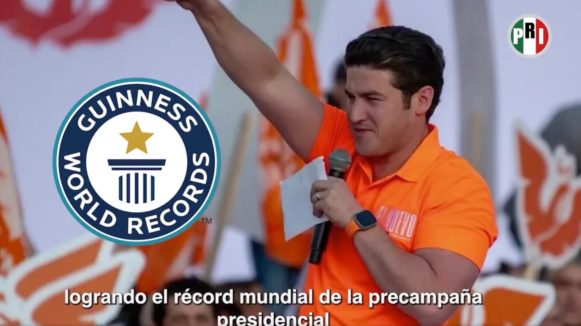 Alito Moreno se burla de la precampaña de 40 minutos de Samuel García (X / @alitomorenoc)