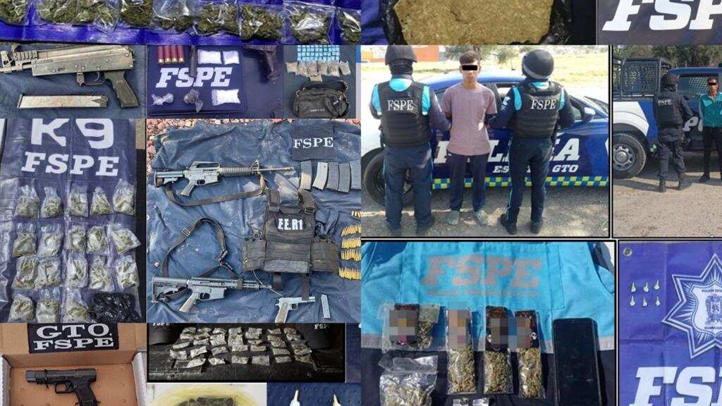 También se realizó la detención de varias personas por diversos delitos.