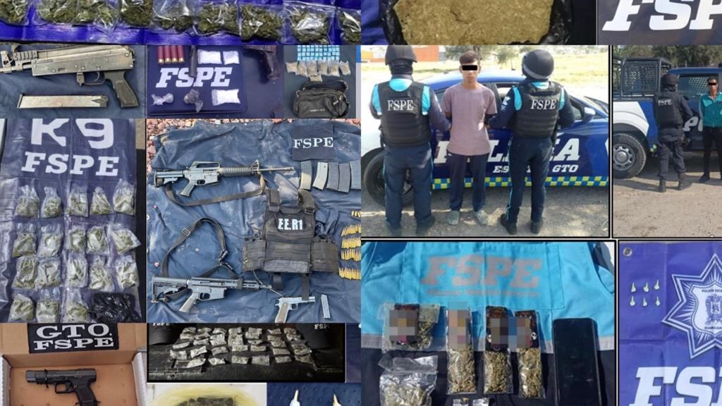 También se realizó la detención de varias personas por diversos delitos.