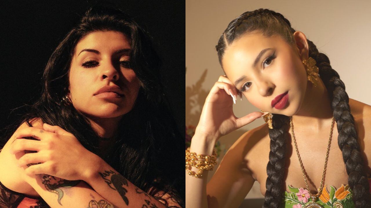 Cazzu y Ángela Aguilar