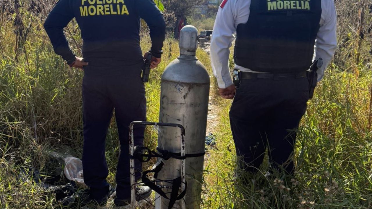 Recuperan cilindro con gas cloro