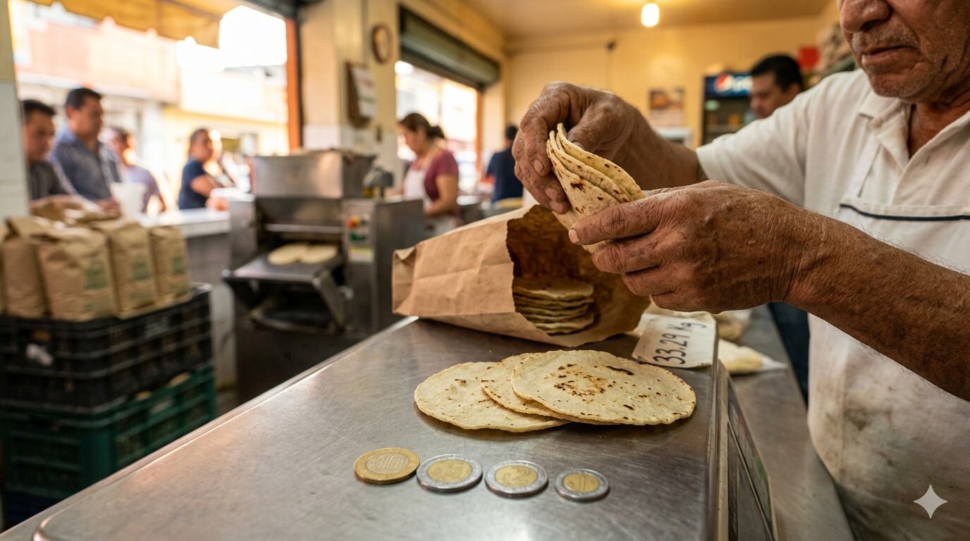 Tortilla de a peso: lista oficial exhibe lo que pagas