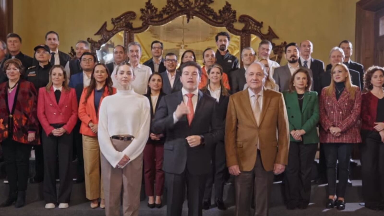 El video fue compartido en las redes sociales del ejecutivo estatal.