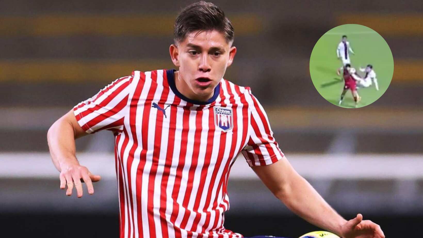 Uziel García dio brutal patada a jugador de Tepatitlán.