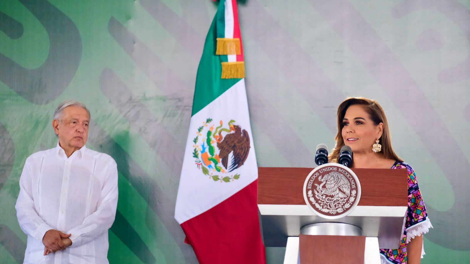 La gobernadora Mara Lezama Espinosa