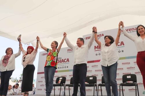 PRD denuncia ante el IEEH a Claudia Sheinbaum, Layda Sansores e Indira Vizcaíno