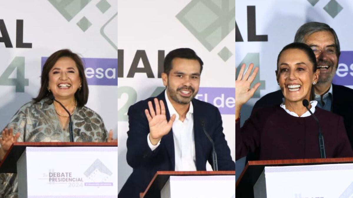 candidatos-presidenciales-INE-debate-presidencial-Sheinbaum-Maynez-Xóchitl