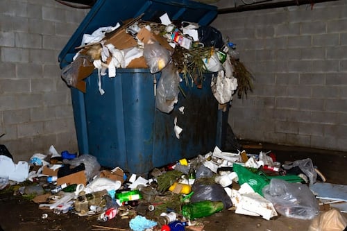 Mujer cae desde el piso 14 de un edifico y queda atrapada entre la basura ¿Sobrevivió?