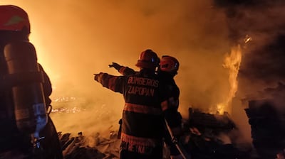 La liquidación total del incendio se extendió por varias horas.