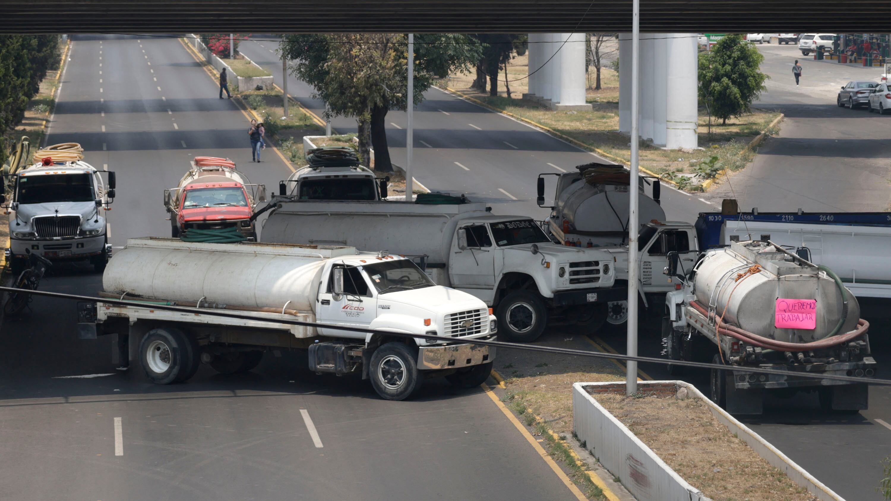 Protestan por la clausura de tres pozos de abastecimiento por parte de la Conagua.