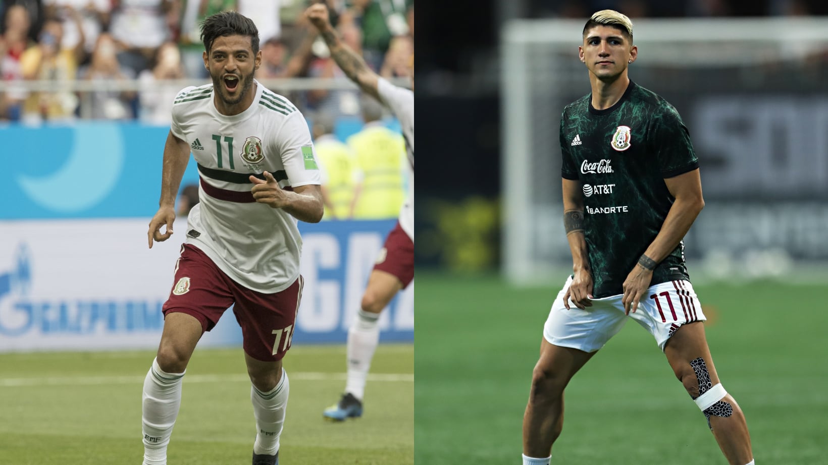 Carlos Vela y Alan Pulido han sido mundialistas con México.