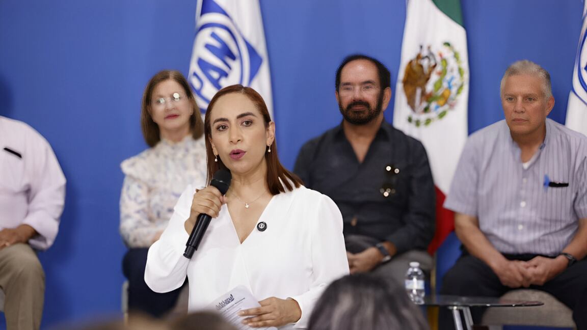 Adriana Dávila, aspirante a la dirigencia nacional del Partido Acción Nacional (PAN).