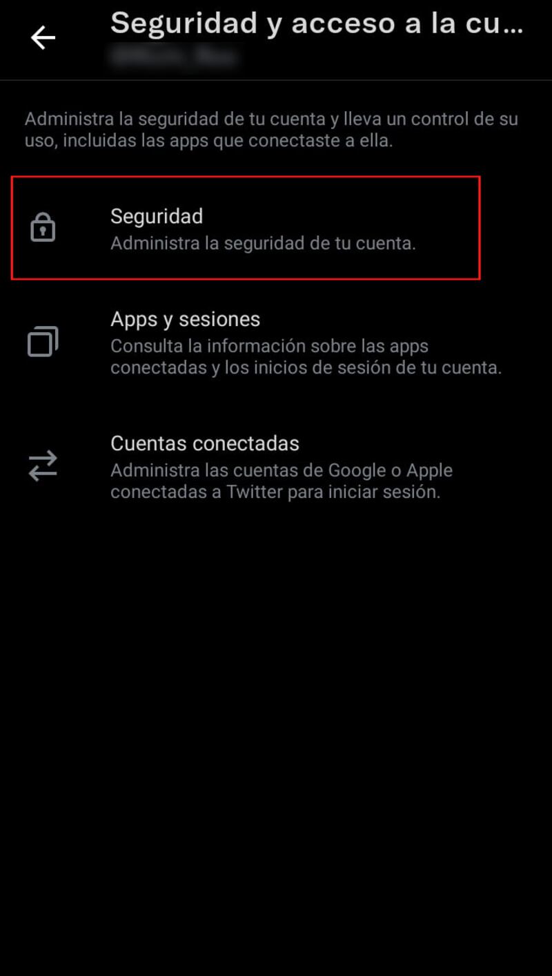 Autenticación Twitter en dos pasos