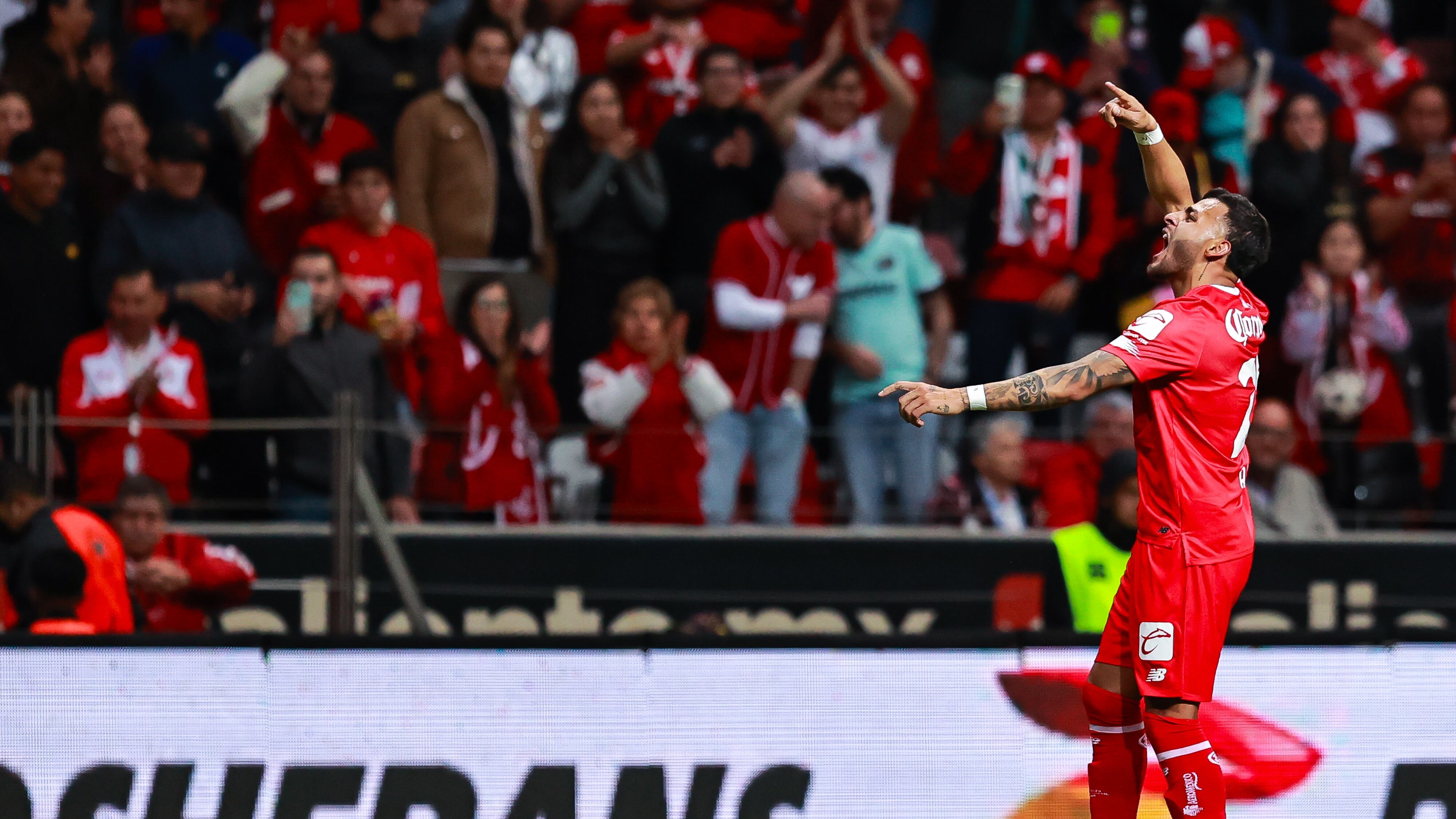 Alexis Vega volvió a marcar con el Toluca tras más de cinco años.