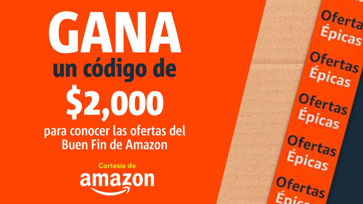 Gana un código de $2,000 de Amazon
