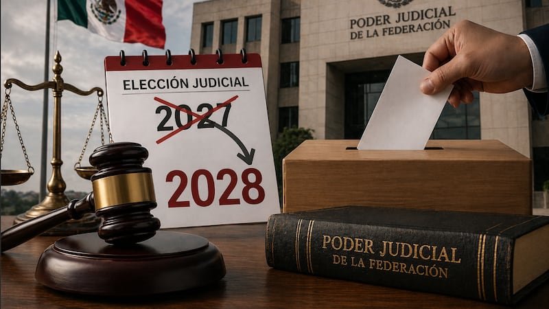 Elección judicial en México: Morena propone aplazarla a 2028 y cambiar requisitos