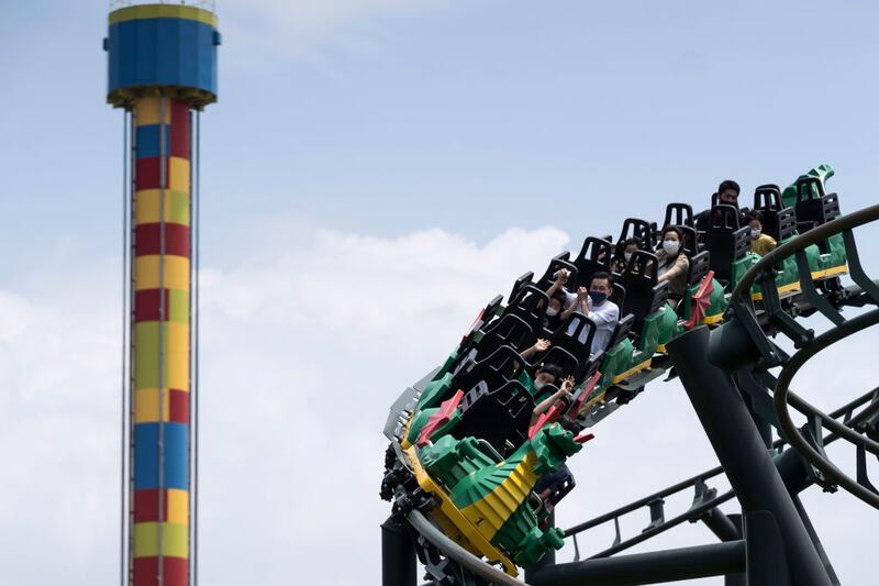 El accidente se produjo en la atracción atracción Fire Dragon.