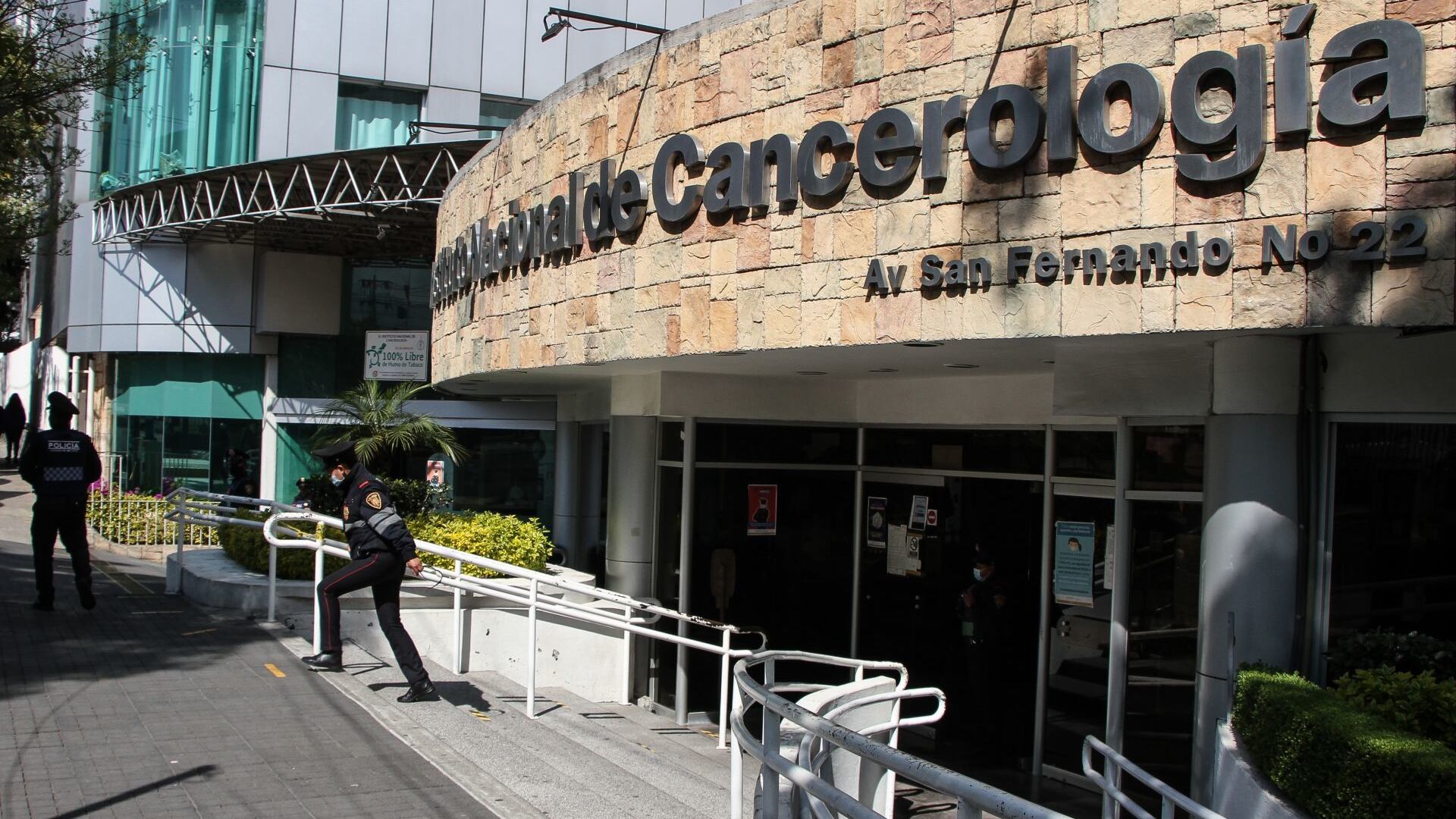 Instituto Nacional de Cancerología en Tlalpan.