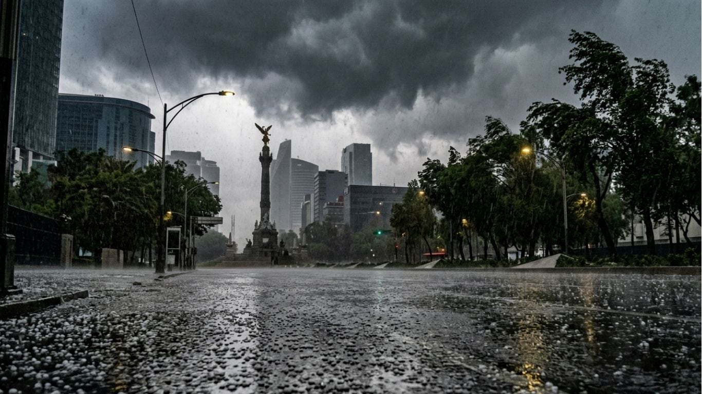 Activan alerta por lluvias intensas en CDMX: prevén caída de granizo y fuertes vientos