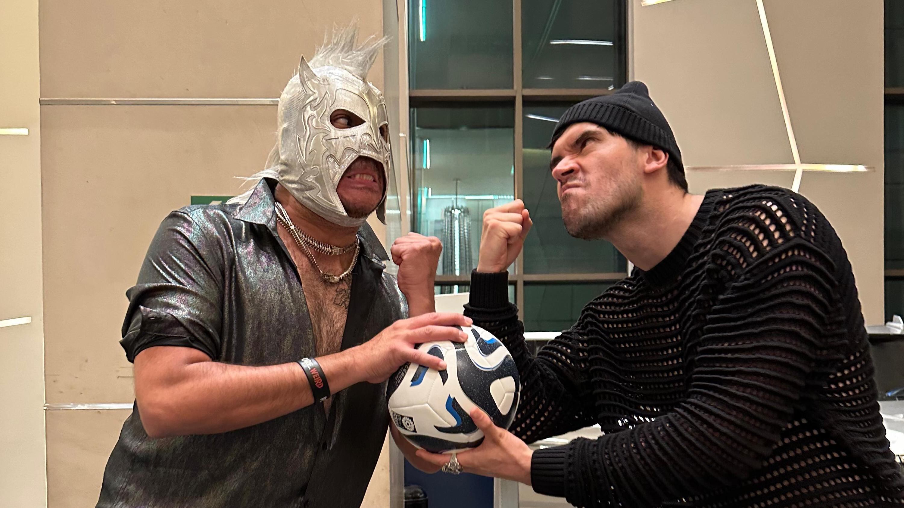 Escorpión Dorado y Germán Garmendia