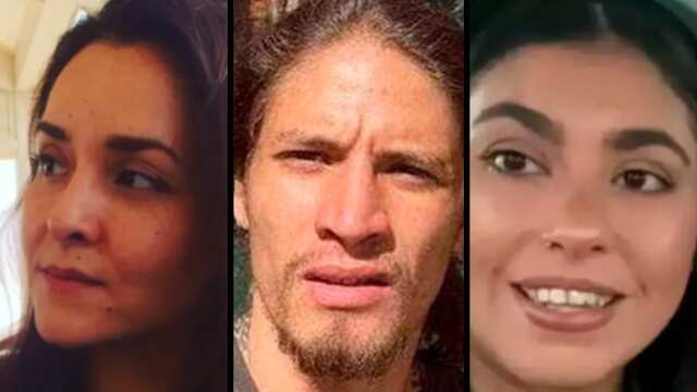 Bárbara Lango, Orión Hernández e Iliana Gritzewsky en imágenes compartidas en redes sociales.