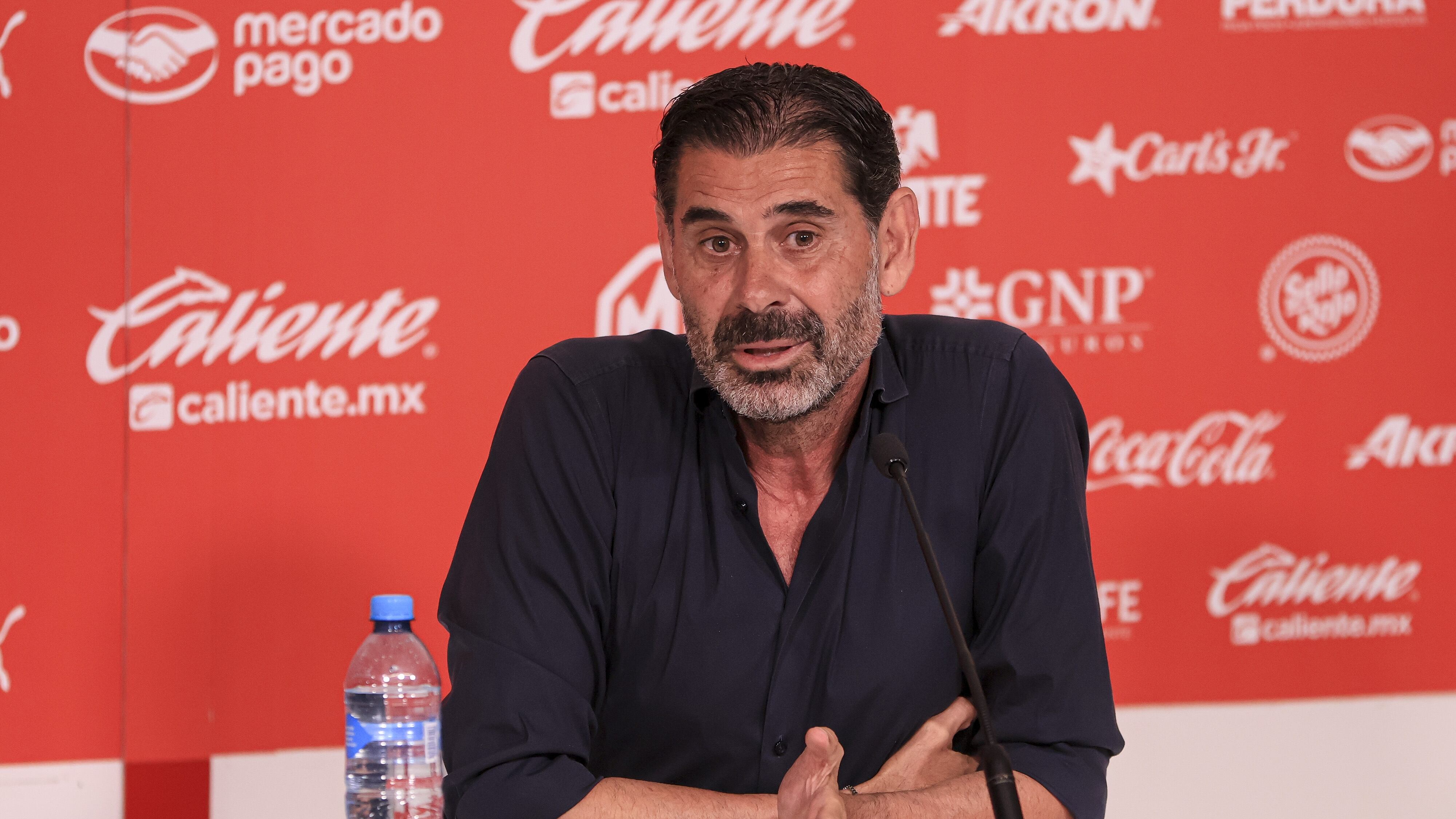 Fernando Hierro estuvo frente a los medios tras el Clásico
