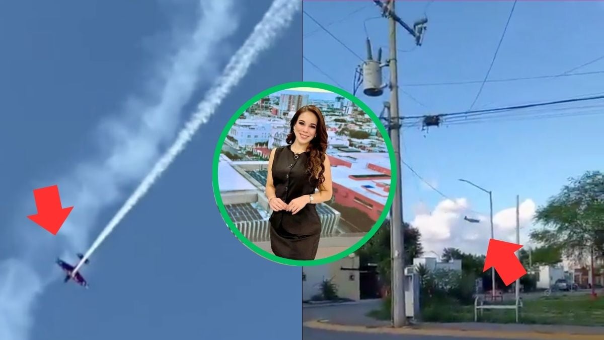 Video Débora Estrella: Momento exacto en que cayó la avioneta en la que murió la conductora de Milenio y Telediario