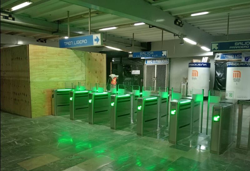 Metro nuevos torniquetes