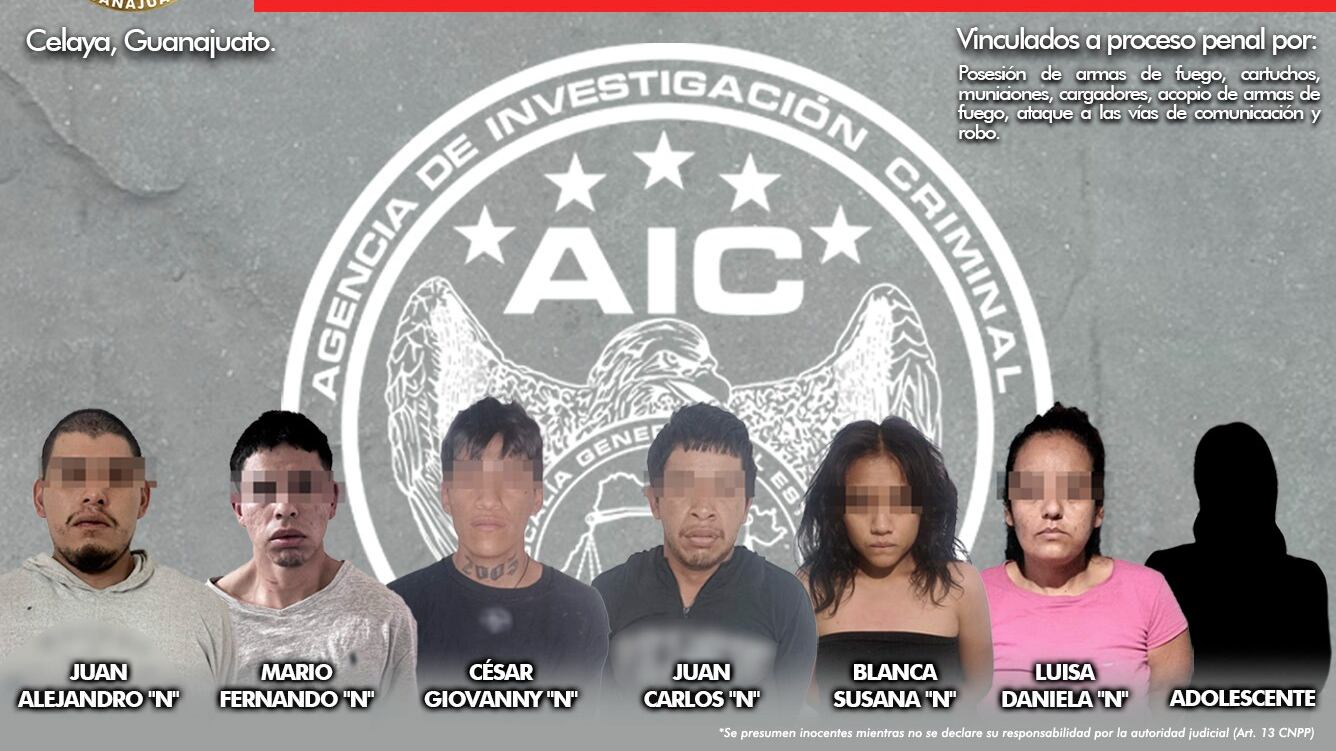 Desarticulan presunta banda delictiva en Celaya.
