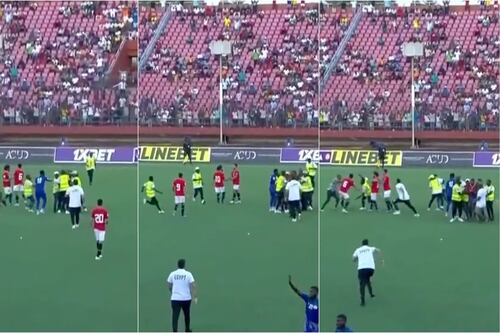 VIDEO: Mohamed Salah es agredido por dos espontáneos en África