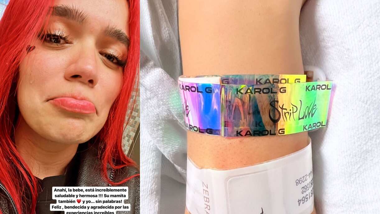 Karol G se sintió tan emocionada por lo que pasó en su concierto que al terminarlo se fue hasta el hospital a conocer al bebé.