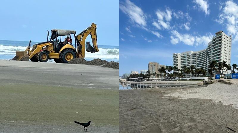 Acapulco denuncia obras de drenaje contaminan playas