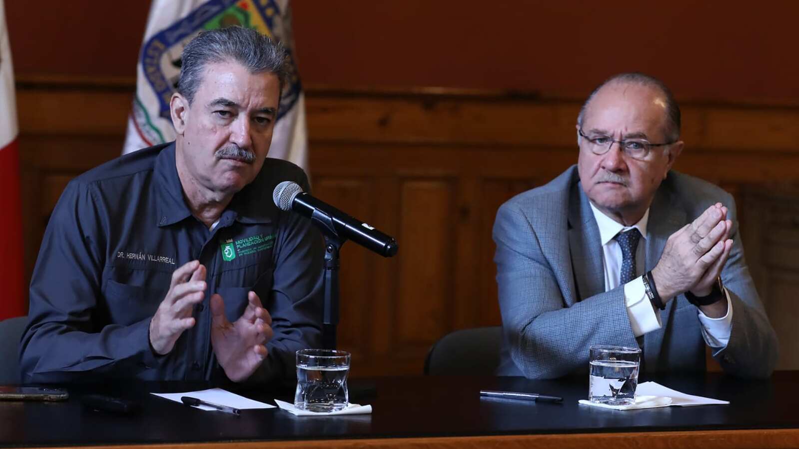 Hernán Villarreal y Javier Navarro dieron a conocer los avances del Plan Estatal de Desarrollo.