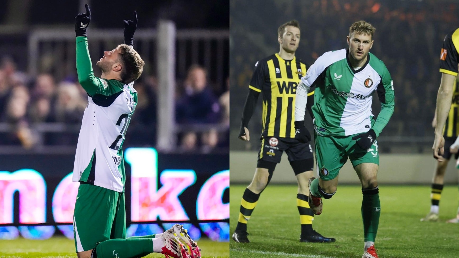 Santi Giménez doblete Feyenoord