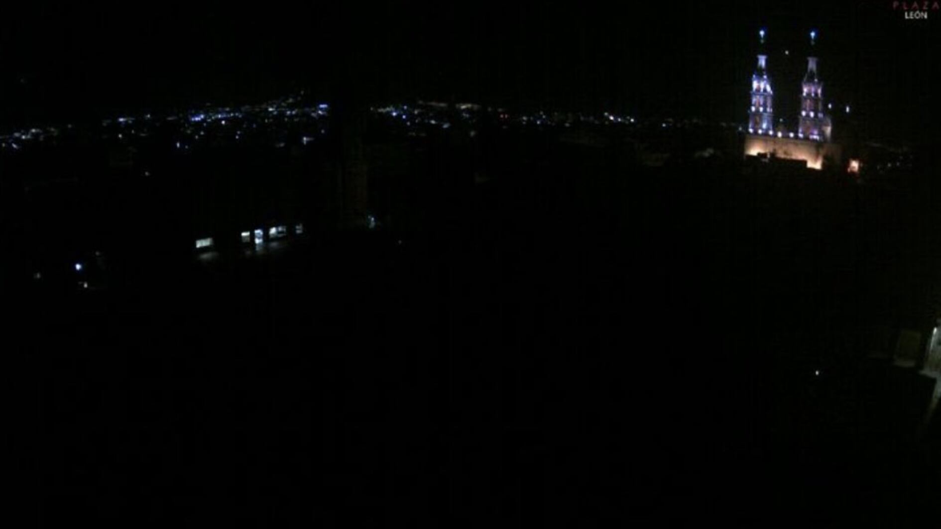 Solo la Catedral de León contaba con iluminación.