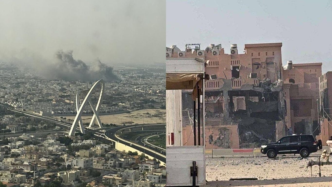 Videos del ataque de Israel contra Qatar