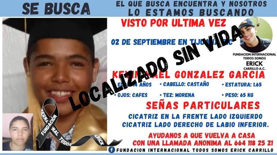 Localizan muerto a joven desaparecido hace una semana en Tijuana